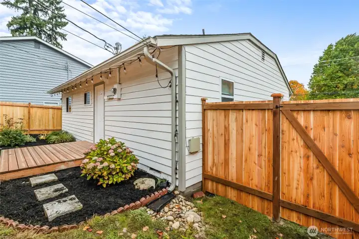 Cute garden area with room for more plants!