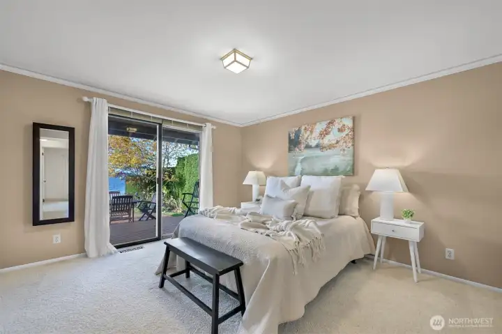 Bedroom 1 in main house