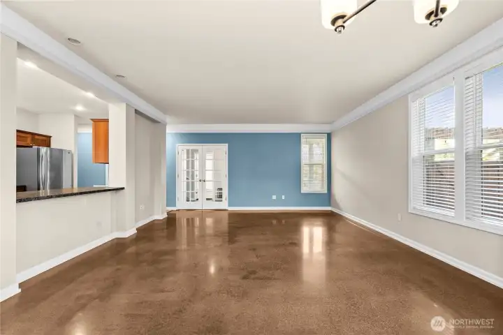 Downstairs Living & Dining Room