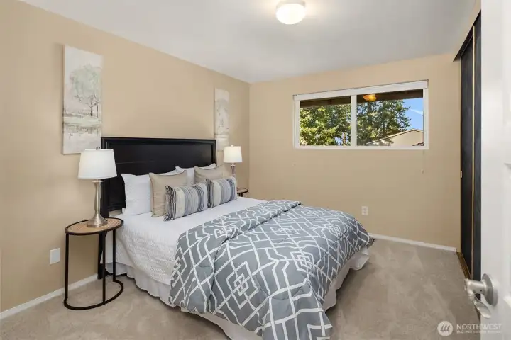 The fourth upper-level bedroom.