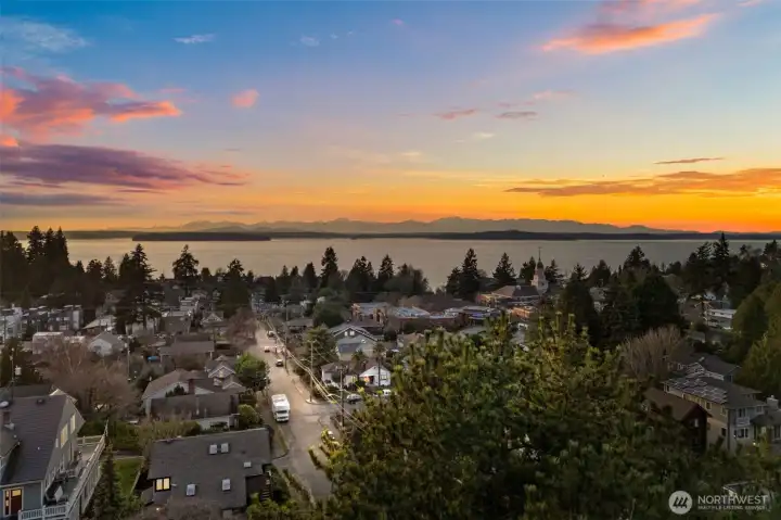 Located in Gatewood, West Seattle neighborhood with stunning views of the Sound!