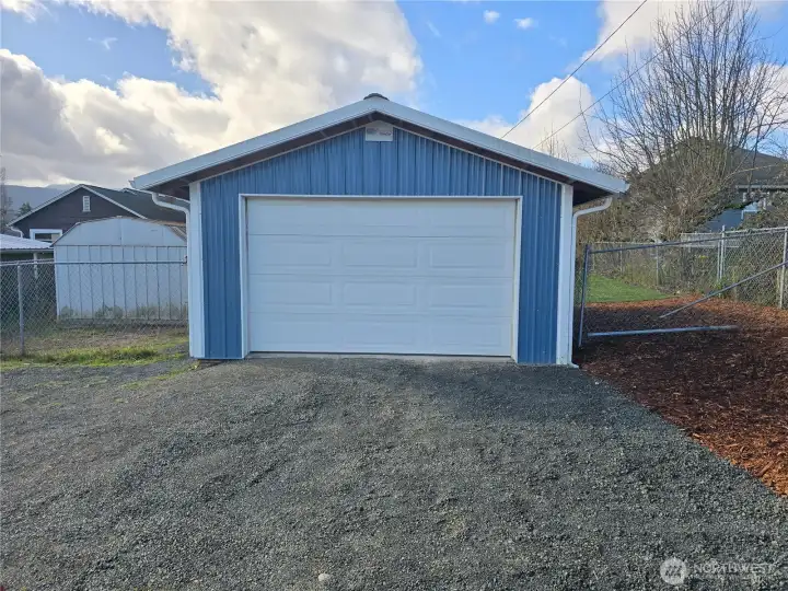 Detached Garage built in 2017