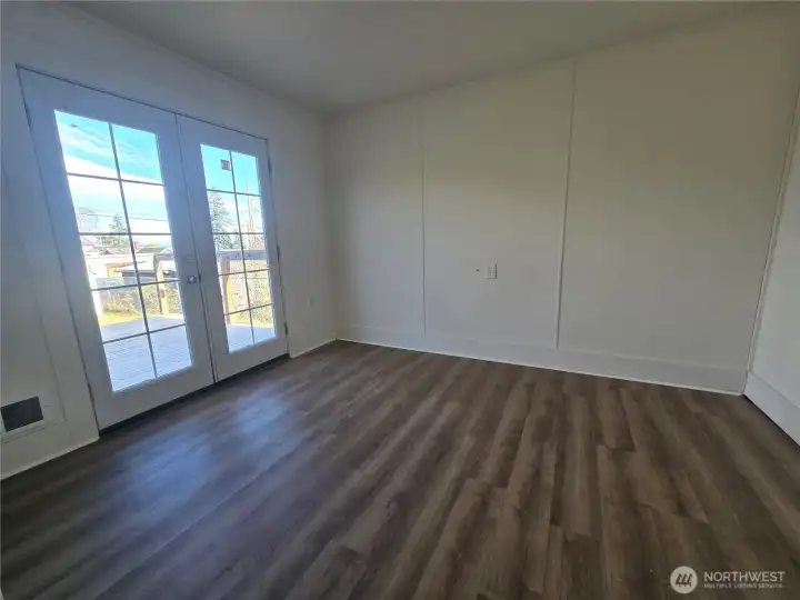Primary Bedroom with French Doors