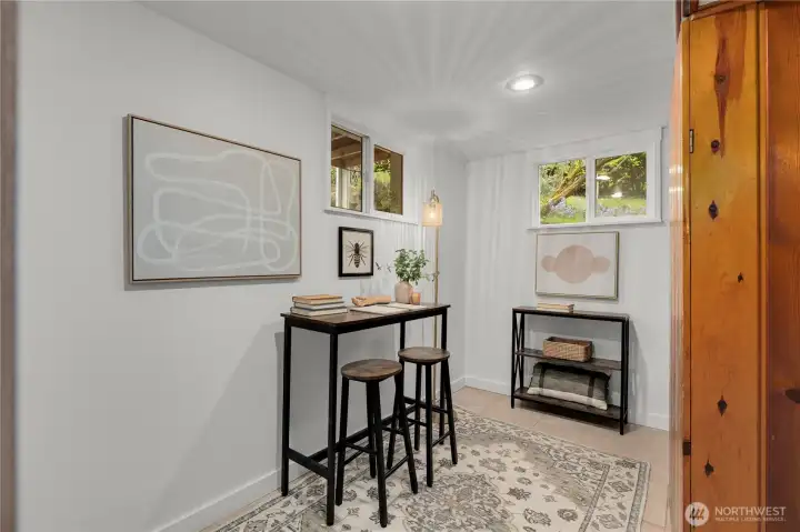 4th bedroom (non-conforming) also makes a great guest room.