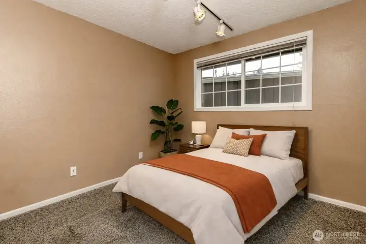 Guest bedroom #2, virtually staged