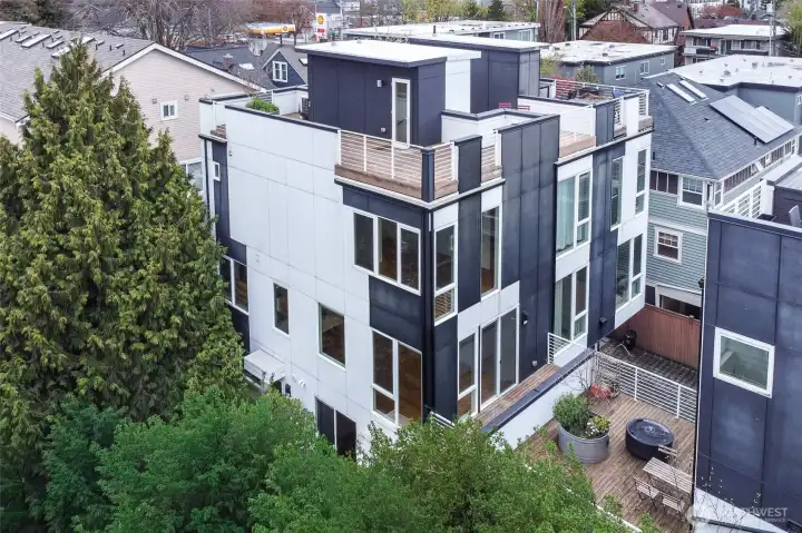 Tucked in the back for privacy but without sacrificing natural light.