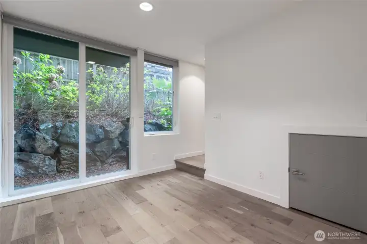 Easy access for pets to do their business if going for a walk is not ideal.