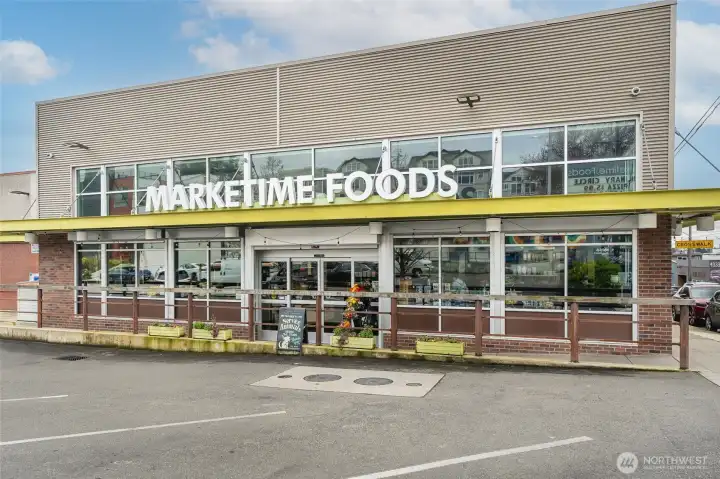 Local grocery one street over.