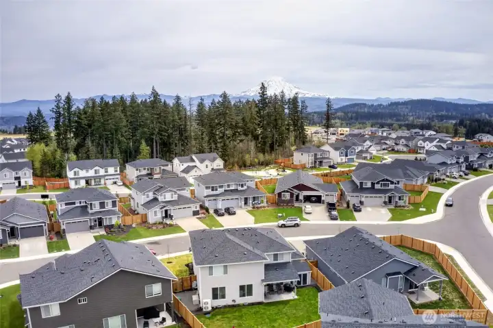 The Sunrise community offers Mt Rainier views, community parks, athletic courts, playgrounds, dog parks, bike paths and more!