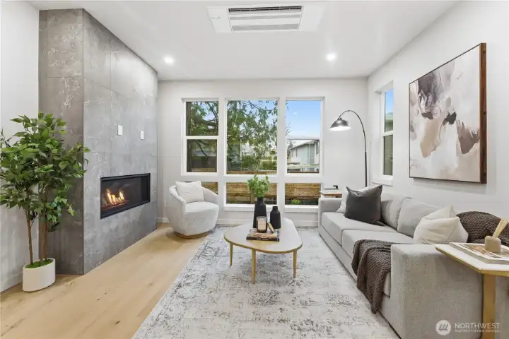 Ductless heating/cooling for climate control