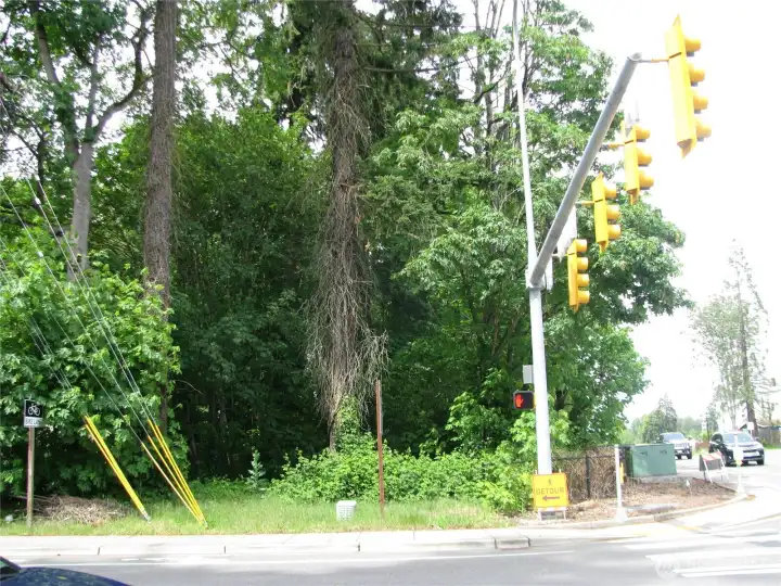 South side of lot on S 200 St