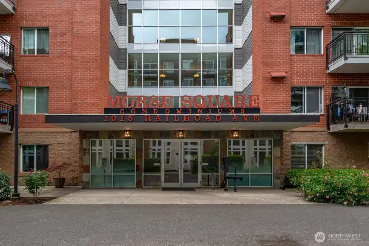 There are 5 stories with 82 units. Each floor has a sitting area. The lobby entrance is secured and there are two levels of secured parking garage areas. There are 5 stories with 82 units. Each floor has a sitting area. The lobby entrance is secured and there are two levels of secured parking garage areas.