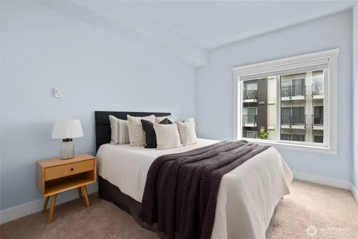 Nice sized primary bedroom suite. Nice sized primary bedroom suite.