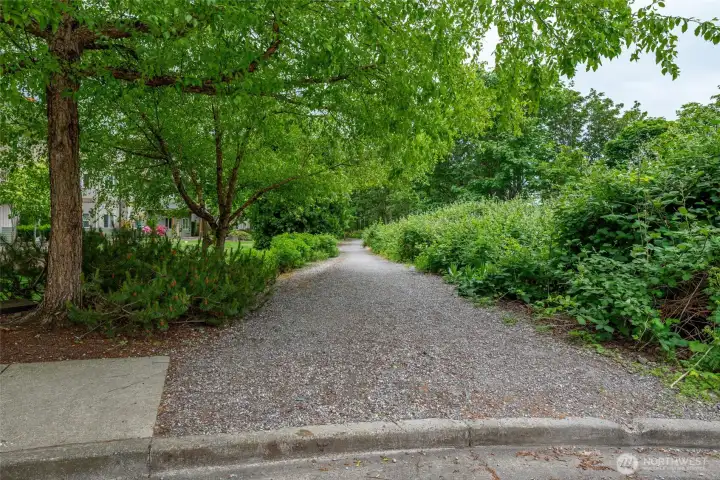 Walking trail to Boulevard Park and Fairhaven is located at the end of the block. Walking trail to Boulevard Park and Fairhaven is located at the end of the block.