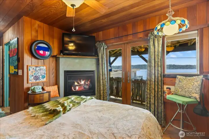 Primary Suite Gas Fireplace