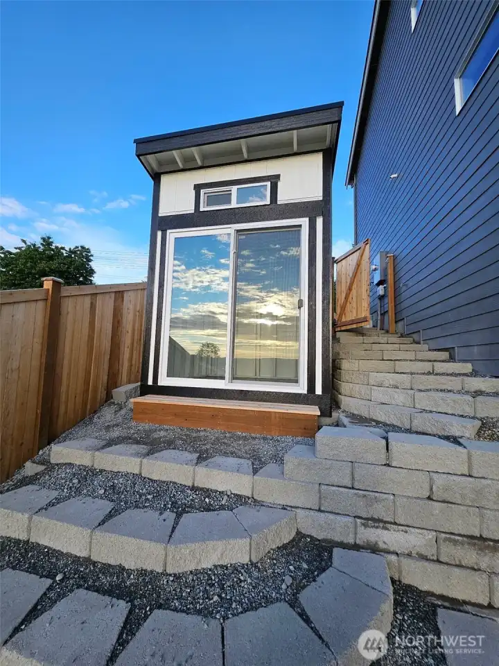 Custom built shed