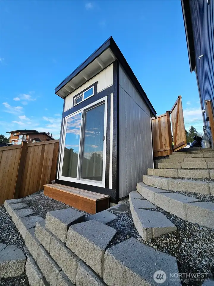 Custom built shed