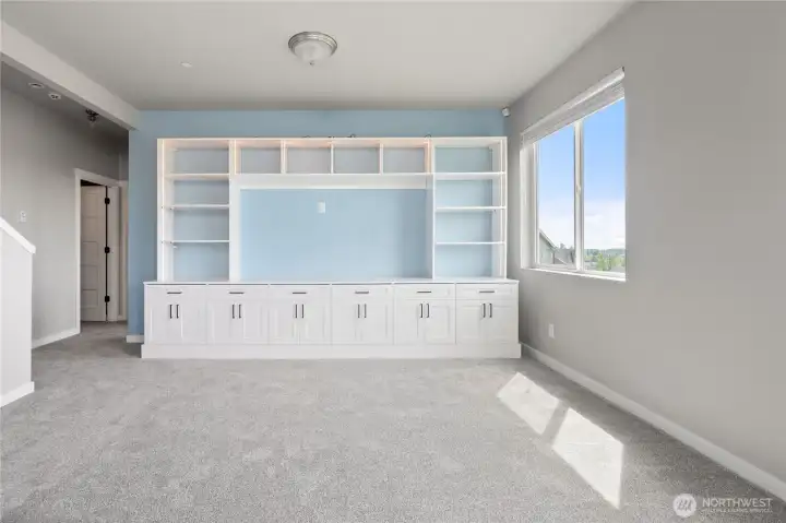 Bonus room, rec room, play room