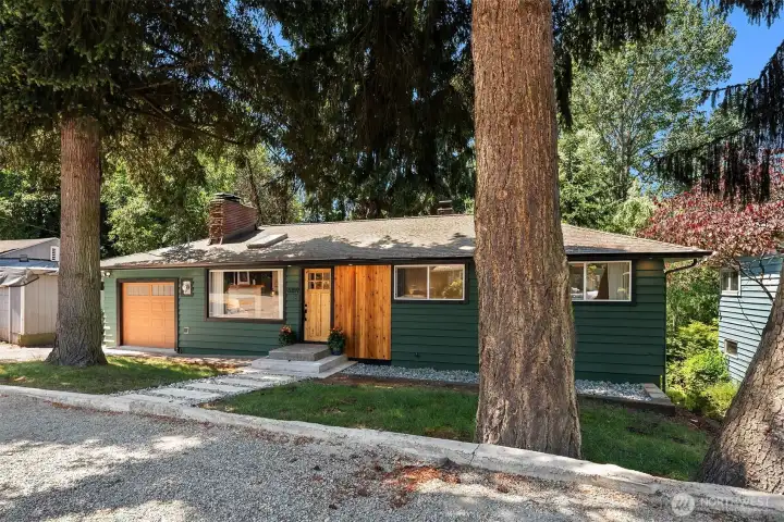 Freshly repainted exterior in July 2026, enhancing the home's curb appeal and providing a crisp, updated look.