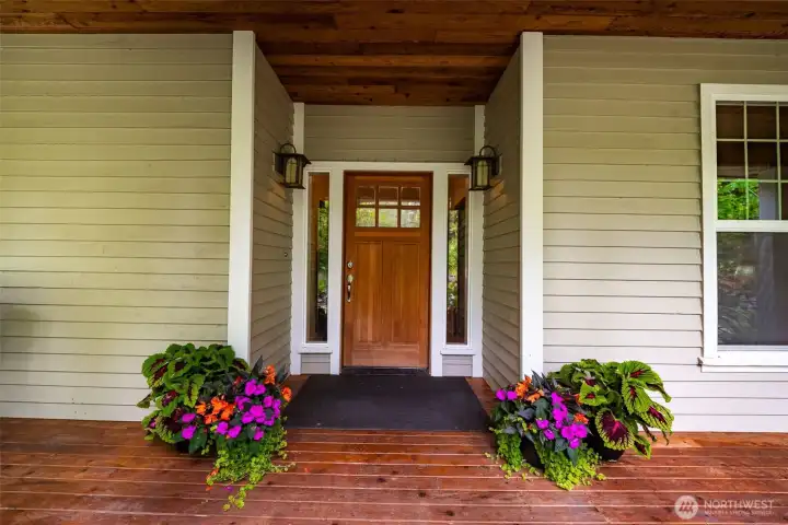 Welcome home! Siding was milled from trees on the property Welcome home! Siding was milled from trees on the property