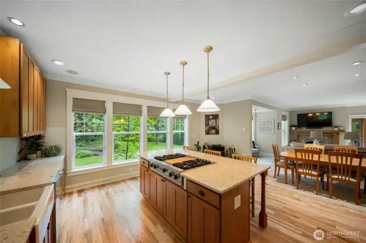 Open to the dining and living spaces, this kitchen will be the heart of the home. Open to the dining and living spaces, this kitchen will be the heart of the home.