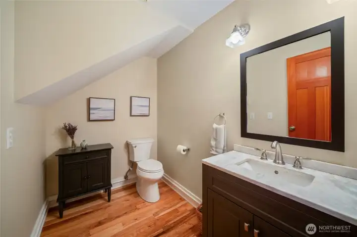 Spacious main level powder room Spacious main level powder room
