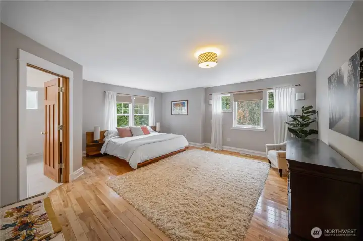Wow! This oversized primary suite has so much to offer! Plenty of space, that's a king size bed! Wow! This oversized primary suite has so much to offer! Plenty of space, that's a king size bed!