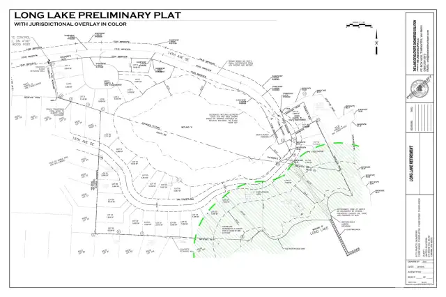 37 Lot Preliminary Plat (proposed) following presubmission meeting.