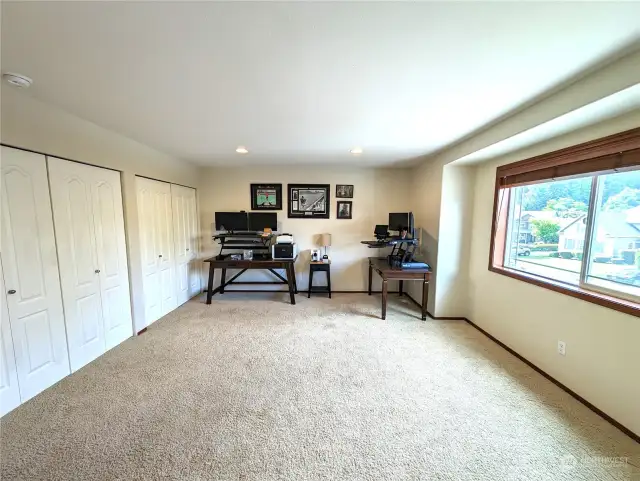 Big bonus room w/closets could be used as 5th bedroom, theater room, game room, home gym or ?