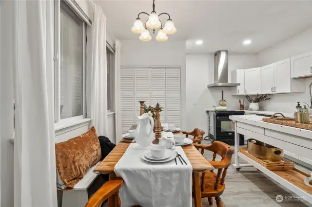 Mother-in-law dining area.