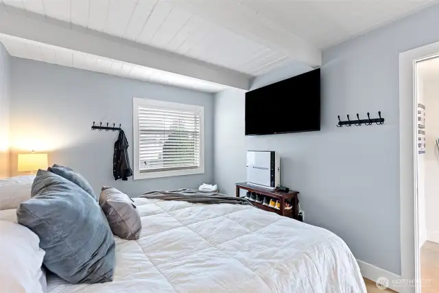 Additional view of the main level bedroom.