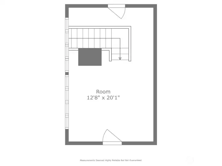 Upper level floor plan