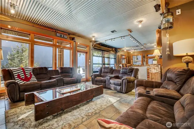 The family room.