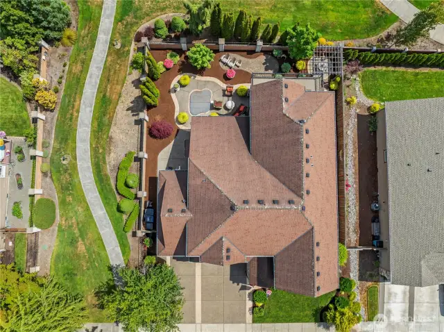 Birdseye view of entire lot!