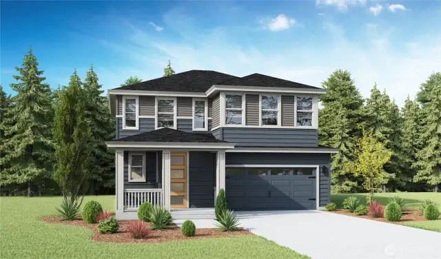 Exterior Elevation of a similar homesite