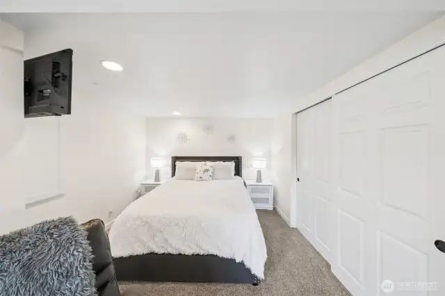 Huge closet for storage.
