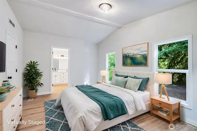 Virtually Staged Primary Room
