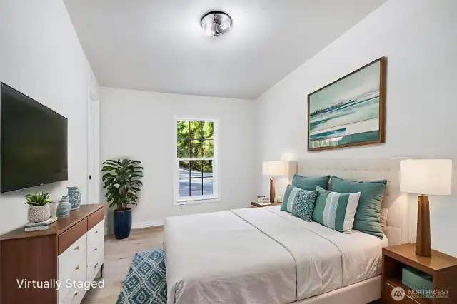 Virtually Staged Bedroom 1