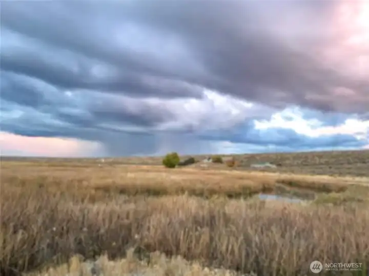 Property sunset view