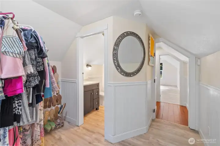 Upper Bedroom with second bathroom