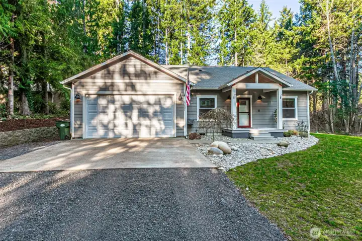 1576 SF 3 BR 1.75 BA .24 Acres Corner Lot Cud-de-Sac last home on Dead End Road