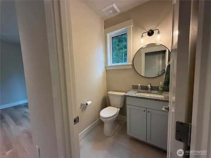 POWDER ROOM ON MAIN LEVEL