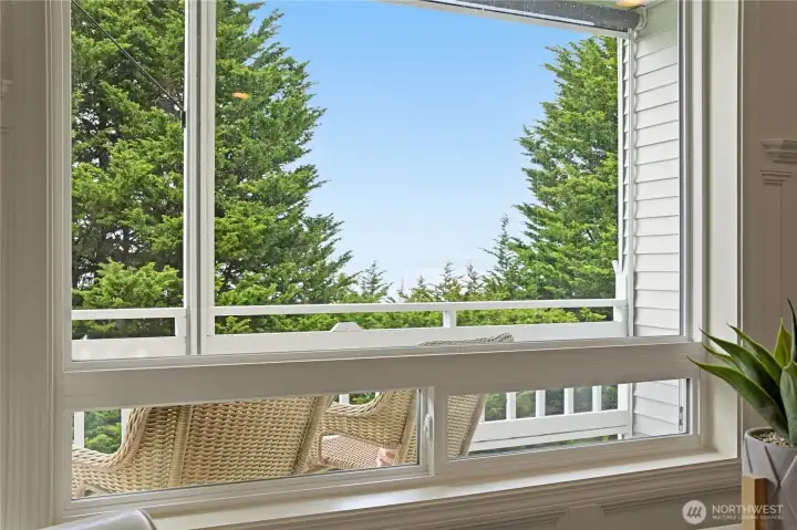 Windows have been updated with bottom sliders for cross ventilation.