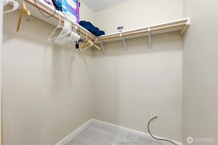 Bedroom 2, walk in closet.