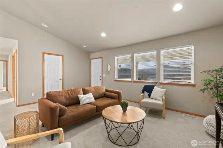 Back towards front door