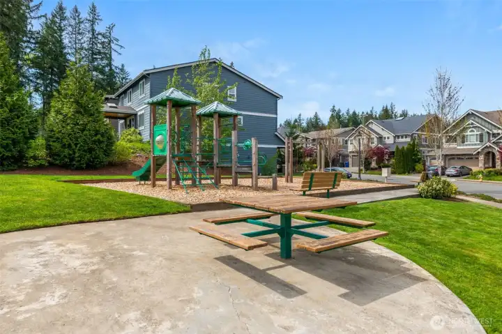 Neighborhood park and playground, located in the center of the neighborhood.
