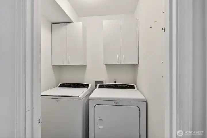 Main floor laundry room
