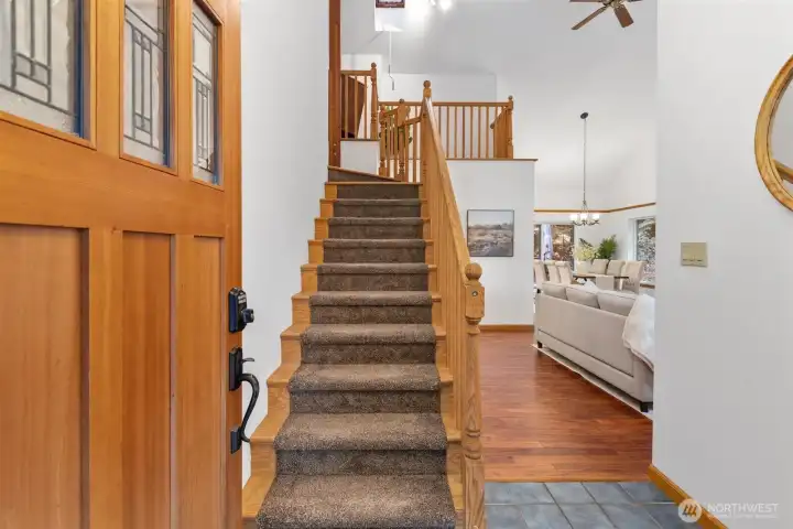 View inside front door