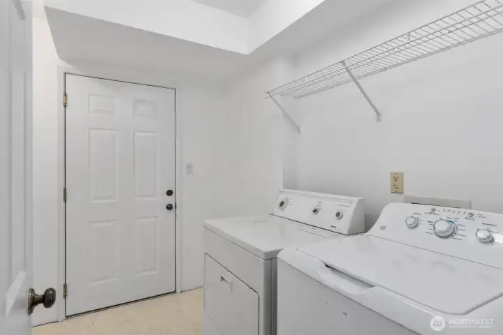 Utility Room with Door to Garage on Ground Floor