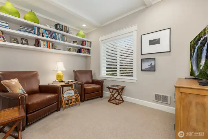 Love this room. The media room for relaxing.